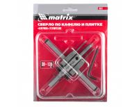  Сверло по кафелю и плитке, регулируемое "Балеринка", 30-130 мм Matrix, фото 5 