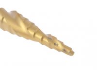  Сверло ступенчатое 4-5-6-7-8-9-10-11-12 мм, HSS, спиральный профиль, шестигранный хвостовик Matrix, фото 3 