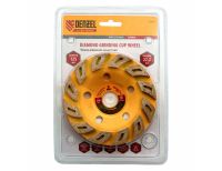  Чашка алмазная зачистная, 125 мм, Турбо Denzel, фото 4 