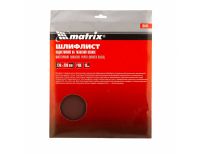  Шлифлист на тканевой основе, P 100, 230 х 280 мм, 10 шт, водостойкий Matrix, фото 3 