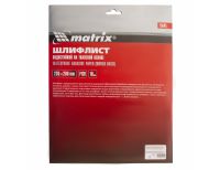  Шлифлист на тканевой основе, P 120, 230 х 280 мм, 10 шт, водостойкий Matrix, фото 6 