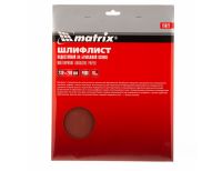  Шлифлист на бумажной основе, P 800, 230 х 280 мм, 10 шт, водостойкий Matrix, фото 3 