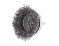  Щетка для дрели, 75 мм, "чашка" со шпилькой, витая проволока Сибртех, фото 2 