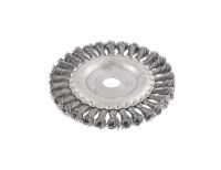  Щетка для УШМ 150 мм, посадка 22.2 мм, плоская, крученая проволока 0.5 мм Matrix, фото 2 