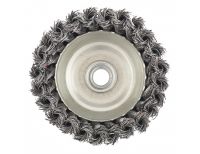  Щетка для УШМ, 100 мм, М14, "чашка", крученая проволока 0.5 мм Matrix, фото 5 