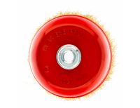  Щетка для УШМ, 125 мм, М14, "чашка", латунированная витая проволока Matrix, фото 2 