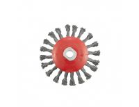  Щетка для УШМ, 125 мм, М14, "тарелка", крученая проволока 0.5 мм Matrix, фото 3 