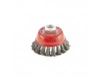  Щетка для УШМ, 75 мм, М14, "чашка", крученая проволока 0.35 мм Matrix, фото 2 