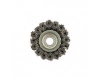  Щетка для УШМ, 65 мм, М14, "чашка", крученая проволока 0.8 мм Matrix, фото 4 