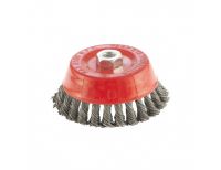  Щетка для УШМ, 125 мм, М14, "чашка", крученая проволока 0.8 мм Matrix, фото 2 