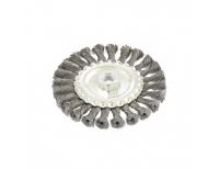  Щетка для УШМ 125 мм, М14, плоская, крученая проволока 0.35 мм Matrix, фото 2 