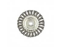  Щетка для УШМ 125 мм, М14, плоская, крученая проволока 0.35 мм Matrix, фото 3 