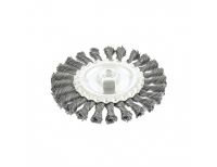  Щетка для УШМ 125 мм, М14, плоская, крученая проволока 0.5 мм Matrix, фото 2 