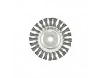  Щетка для УШМ 125 мм, М14, плоская, крученая проволока 0.5 мм Matrix, фото 3 