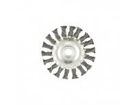  Щетка для УШМ 100 мм, М14, плоская, крученая проволока 0.8 мм Matrix, фото 4 