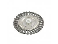  Щетка для УШМ 150 мм, М14, плоская, крученая проволока 0.8 мм Matrix, фото 2 