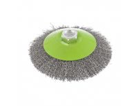  Щетка для УШМ, 125 мм, М14, "тарелка", витая проволока Сибртех, фото 2 