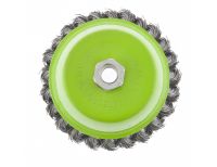  Щетка для УШМ, 75 мм, М14, "чашка", крученая металлическая проволока Сибртех, фото 2 