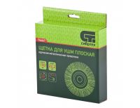  Щетка для УШМ, 150 мм, посадка 22.2 мм, плоская, витая проволока Сибртех, фото 3 