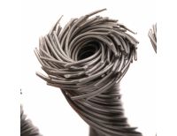  Щетка для УШМ, 125 мм, "Тарелка", крученая нержавеющая проволока 0.5 мм, М14 Denzel, фото 7 