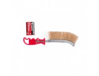  Щетка металлическая латунированная, пластиковая ручка Matrix, фото 4 