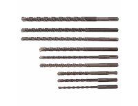  Набор буров по бетону, 6-8-10 х 160, 8-10-12 х 210, 10-12-14 х 260 мм, зубила 4 шт, SDS Plus Matrix, фото 2 