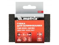  Губка для шлифования, 100 х 70 х 25 мм, средняя плотность, P 100 Matrix, фото 5 