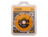  Диск алмазный, отрезной сегментный, 125 х 22.2 мм, сухая резка Denzel, фото 4 