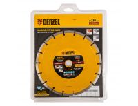  Диск алмазный, отрезной сегментный, 230 х 22.2 мм, сухая резка Denzel, фото 5 