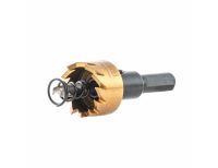  Коронка по металлу HSS, 22 мм, нитридтитановое покрытие Denzel, фото 2 