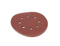  Круг абразивный на ворсовой подложке под "липучку", перфорированный, P 180, 125 мм, 5 шт Matrix, фото 3 