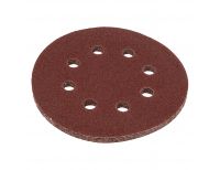  Круг абразивный на ворсовой подложке под "липучку", перфорированный, P 60, 125 мм, 5 шт Matrix, фото 3 