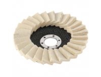  Круг полировальный лепестковый из натурального войлока 125 х 22.2 мм Matrix, фото 2 