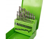  Набор сверл по металлу, 1-10 мм, (через 0.5 мм +3.2 и 4.8 мм), HSS, 21 шт, металлический бокс, цилиндрический хвостовик Сибртех, фото 2 