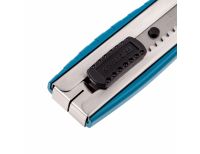  Нож, 160 мм, металлический корпус, выдвижное сегментное лезвие 18 мм (SK-5), металлическая направляющая, клипса для ремня Gross, фото 3 