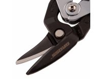  Ножницы по металлу "Piranha", усиленные, 255 мм, прямой и левый рез, сталь СrMo, двухкомпонентные рукоятки Gross, фото 3 