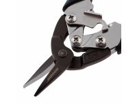  Ножницы по металлу "Piranha", 190 мм, прямой рез, сталь СrM, двухкомпонентные рукоятки Gross, фото 3 