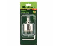  Сверло по керамической плитке и стеклу, 38 х 55 мм, шестигранный хвостовик, с центрующим сверлом Сибртех, фото 2 