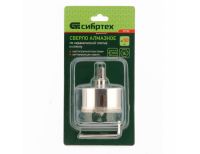  Сверло по керамической плитке и стеклу, 50 х 55 мм, шестигранный хвостовик, с центрующим сверлом Сибртех, фото 2 