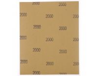  Шлифлист на бумажной основе, P 2000, 230 х 280 мм, 10 шт, водостойкий Matrix, фото 3 