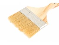  Кисть плоская Slimline 4" (100 мм), натуральная щетина, деревянная ручка Sparta, фото 2 