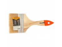  Кисть плоская Slimline 4" (100 мм), натуральная щетина, деревянная ручка Sparta, фото 3 