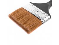  Кисть плоская "Евро" 4", натуральная щетина, пластмассовая ручка MTX, фото 2 