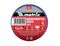  Изолента ПВХ, 15 мм х 10 м, синяя, 150 мкм Matrix, фото 2 