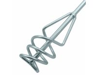  Миксер для песчано-гравийных смесей, 60 х 400 мм, оцинкованный, хвостовик SDS Plus Denzel, фото 2 