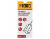  Миксер для гипсовых смесей, 80 х 530 мм, оцинкованный, шестигранный хвостовик 8 мм Denzel, фото 2 