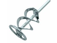  Миксер для красок и штукатурных смесей, 60 х 400 мм, оцинкованный, шестигранный хвостовик 8 мм Denzel, фото 2 