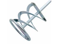  Миксер для красок и штукатурных смесей, 80 х 400 мм, оцинкованный, шестигранный хвостовик 8 мм Denzel, фото 2 