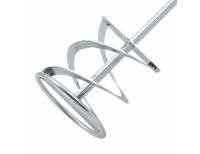  Миксер для красок и штукатурных смесей, 100 х 600 мм, оцинкованный, шестигранный хвостовик 10мм Denzel, фото 2 