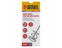  Миксер для красок и штукатурных смесей, 120 х 600 мм, оцинкованный, шестигранный хвостовик 10мм Denzel, фото 3 